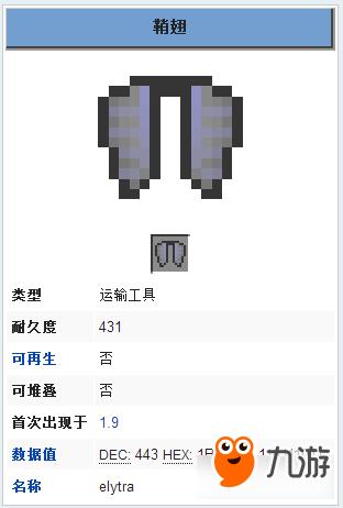 我的世界鞘翅怎么用