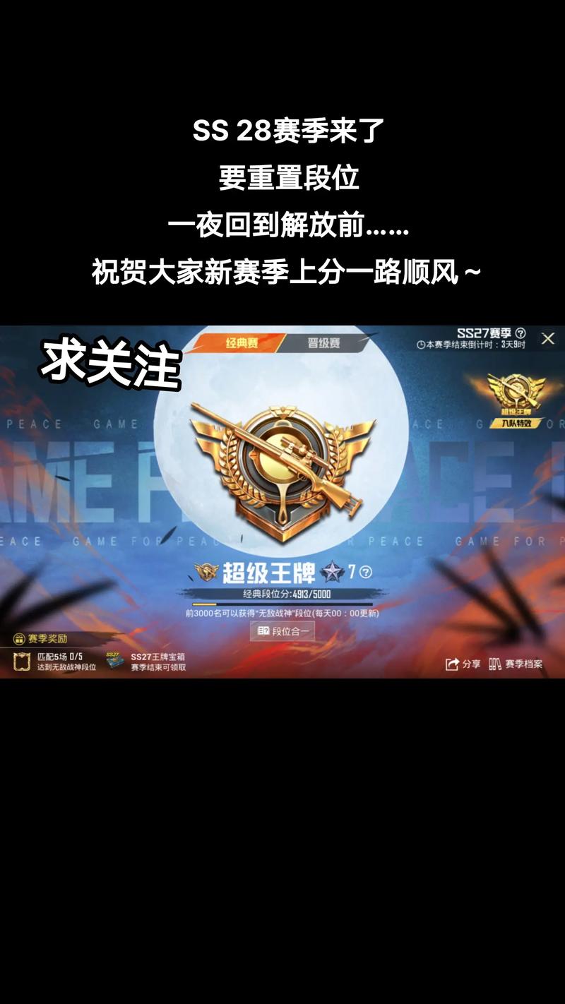 和平精英ss28赛季几月几日上线